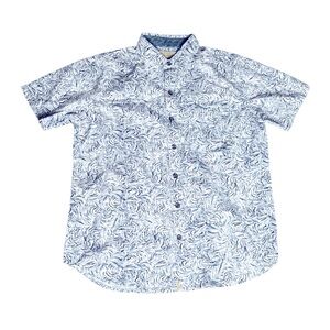 NEW - Men’s Button Down Blue Hawaiian Shirt